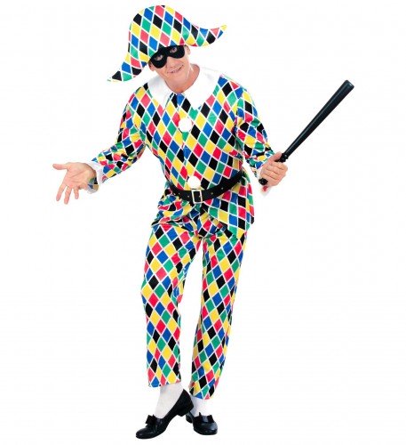 Harlequin men's costume