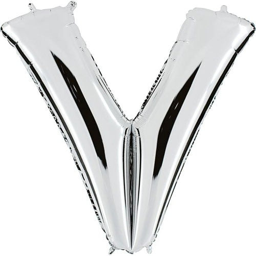 Ball metallic silver V, 102cm