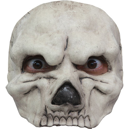 Demi masque crâne blanc