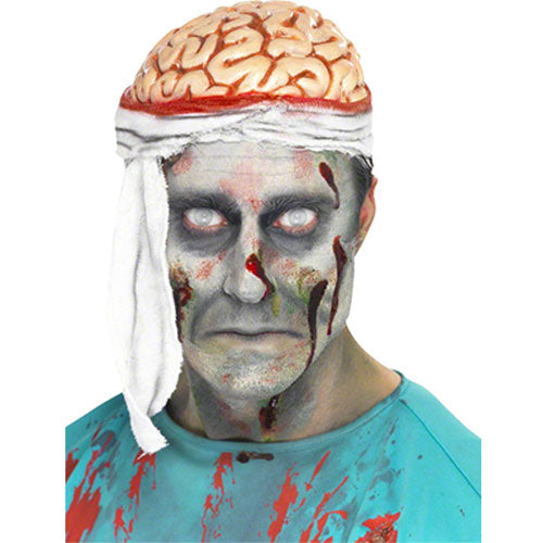 hat apparent brains bandage