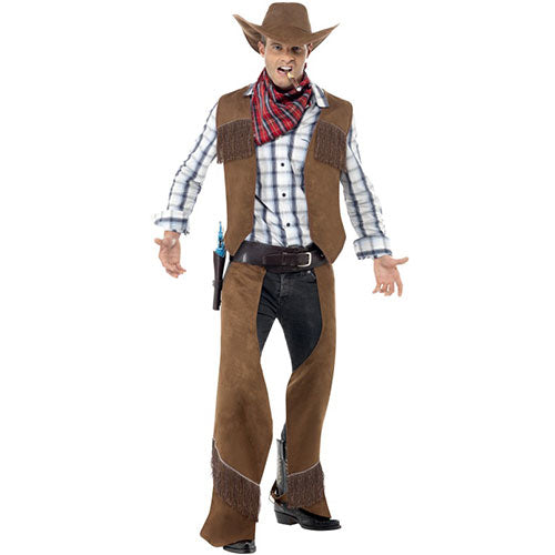Fringed cowboy men's costume