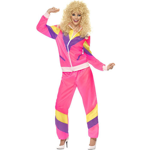 Women's 80s Fashion Jogging Costume