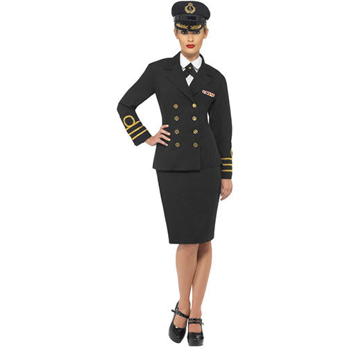 Women's Navy Officer Costume Commander