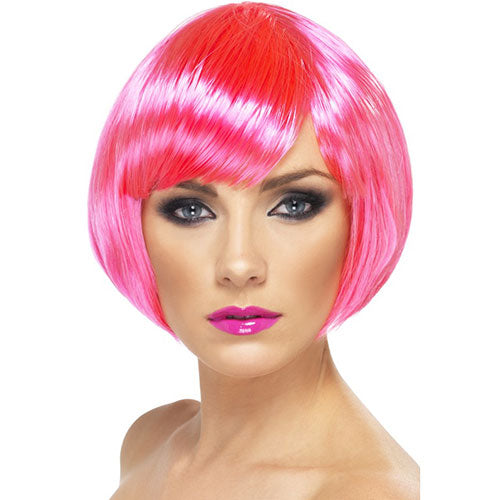 Fushia babe wig