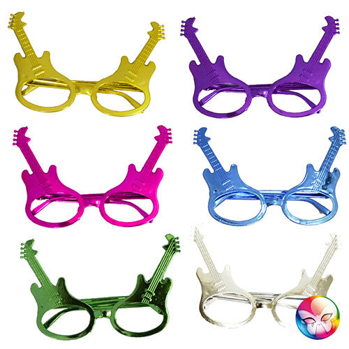 metal guitar rock glasses