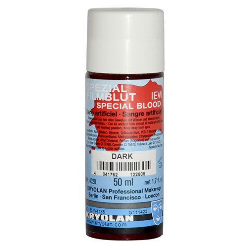 Fake washable dark blood