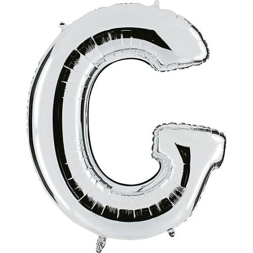 Silver metallic ball G, 102 cm