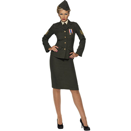 Female war officer costume