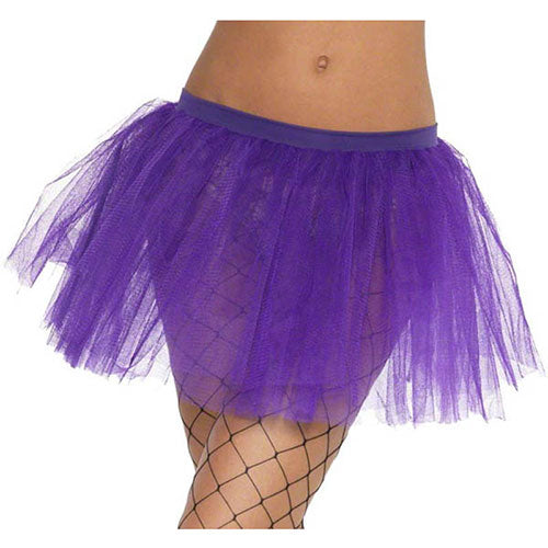 Purple fishnet tutu