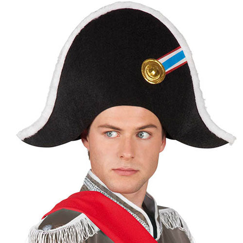 Napoleon black cockade hat
