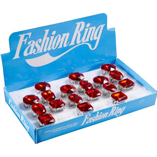 Big red stone ring