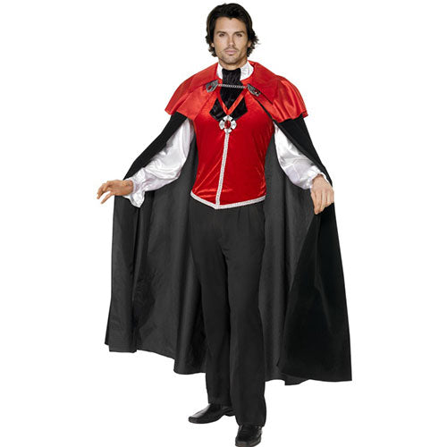 Gothic mansion vampire men's costume