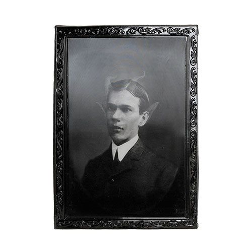 Young man holographic frame