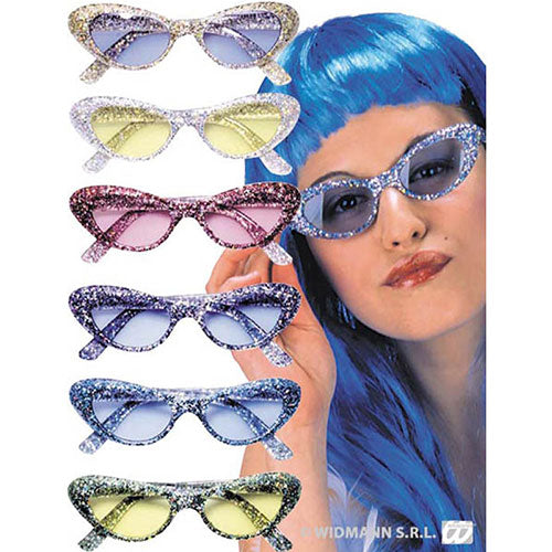Glitter Cat Eye Glasses