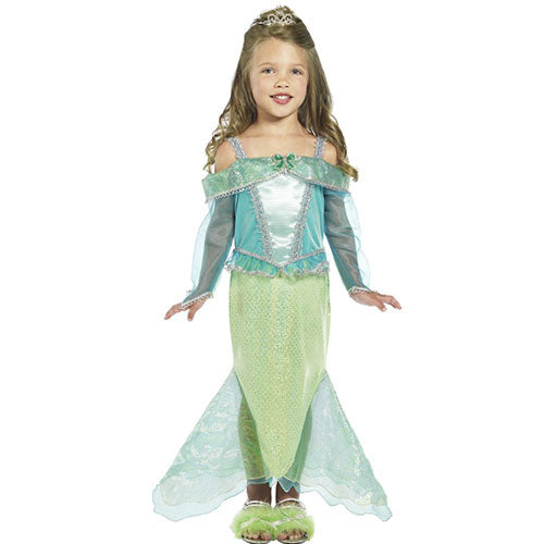 Mermaid princess child costume