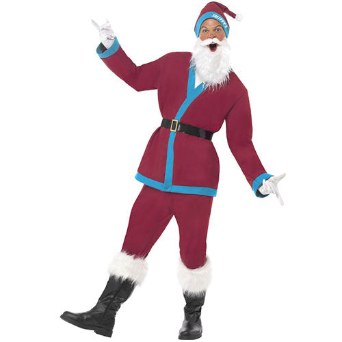 Déguisement homme père Noël bordeaux