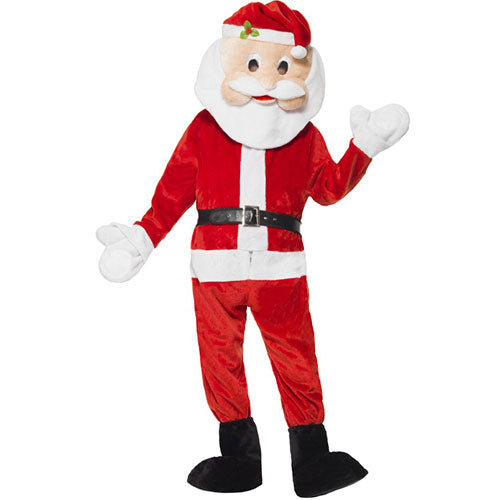 Déguisement homme père Noël mascotte