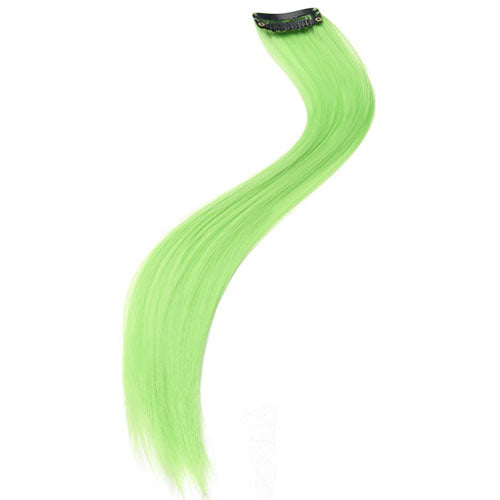 Adding green hair extension