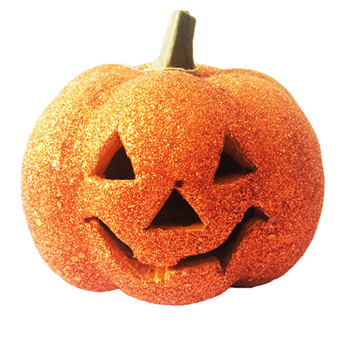 Pumpkin glitter decoration
