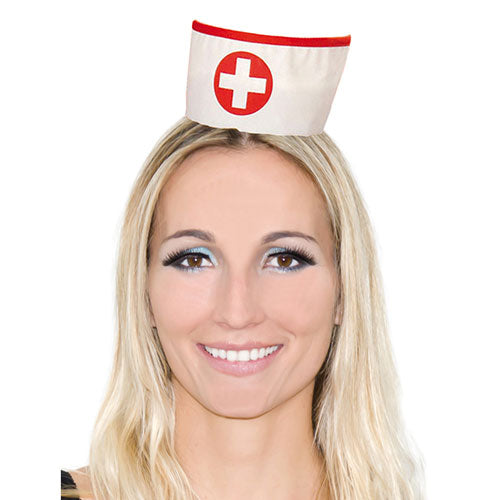 White nurse cap