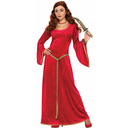 Medieval witch woman costume