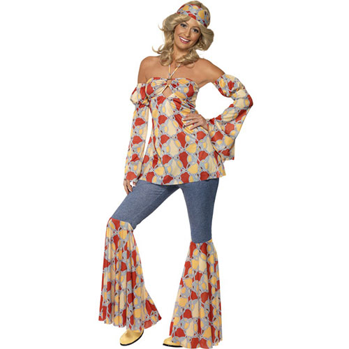 Vintage 1970 hippie women's costume