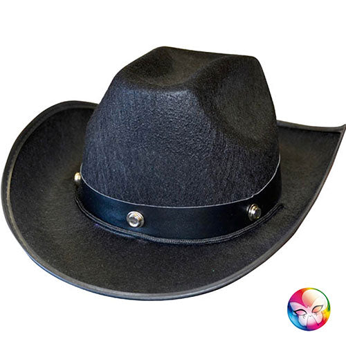 black cowboy hat