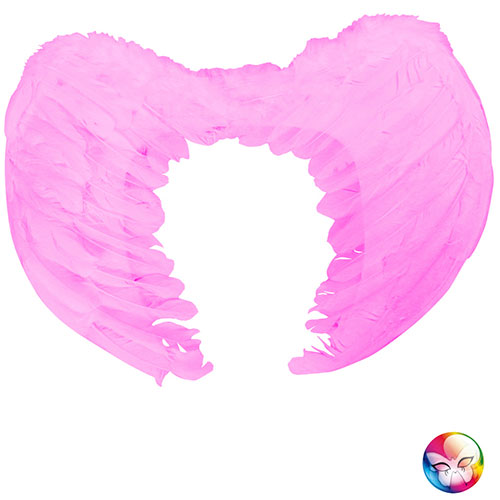 pink feather wings