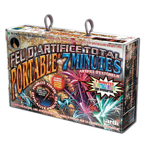 Portable total fireworks 7 minutes
