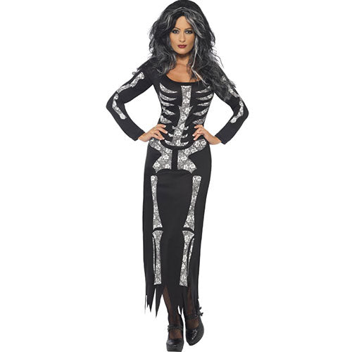 Dressed Skeleton Woman Costume