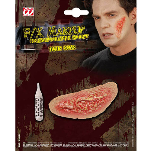 Fausse cicatrice brûlée effet théâtral