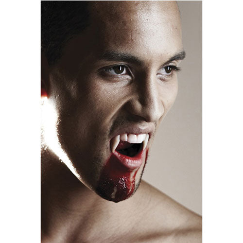 Extra long vampire teeth
