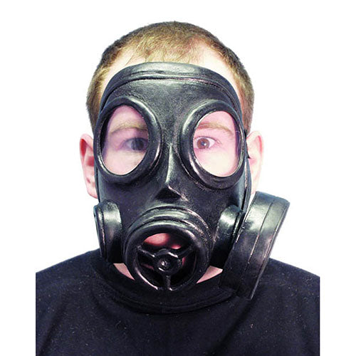 Black gas mask