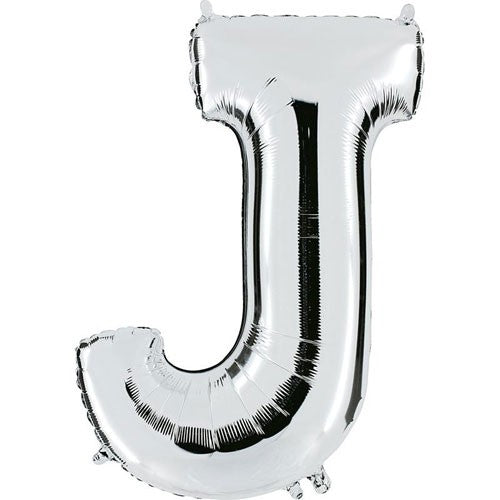 Silver metallic ball J, 102 cm