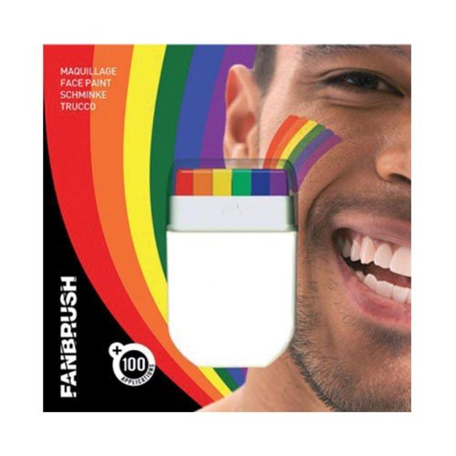 Rainbow makeup