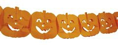 Pumpkin paper garland