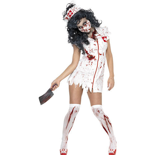 Zombie nurse woman costume