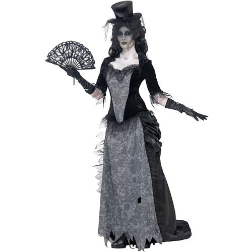 Women's gothic ghost widow costume