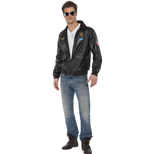 Men's Bomber Pilot Top Gun Costume