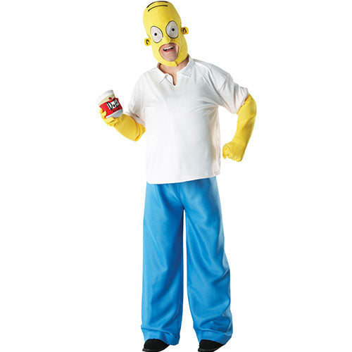 Licensed Homer Simpson Men's Costume