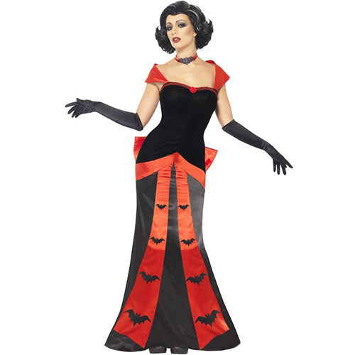 Chic glam vampire women's costume