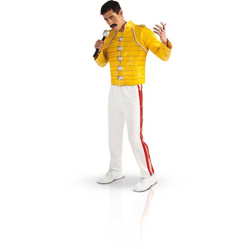 Rock Legend (Freddie Mercury) Men's Fancy Dress Costume