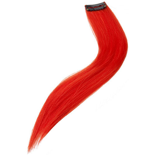 Add red hair extension