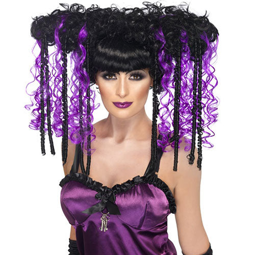 Coiffed gothic manga wig