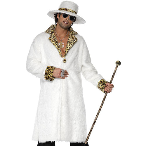 Costume man mc white leopard