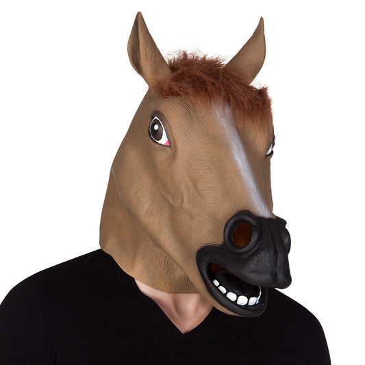 Masque Cheval Réaliste - Déguisement Adulte Drôle