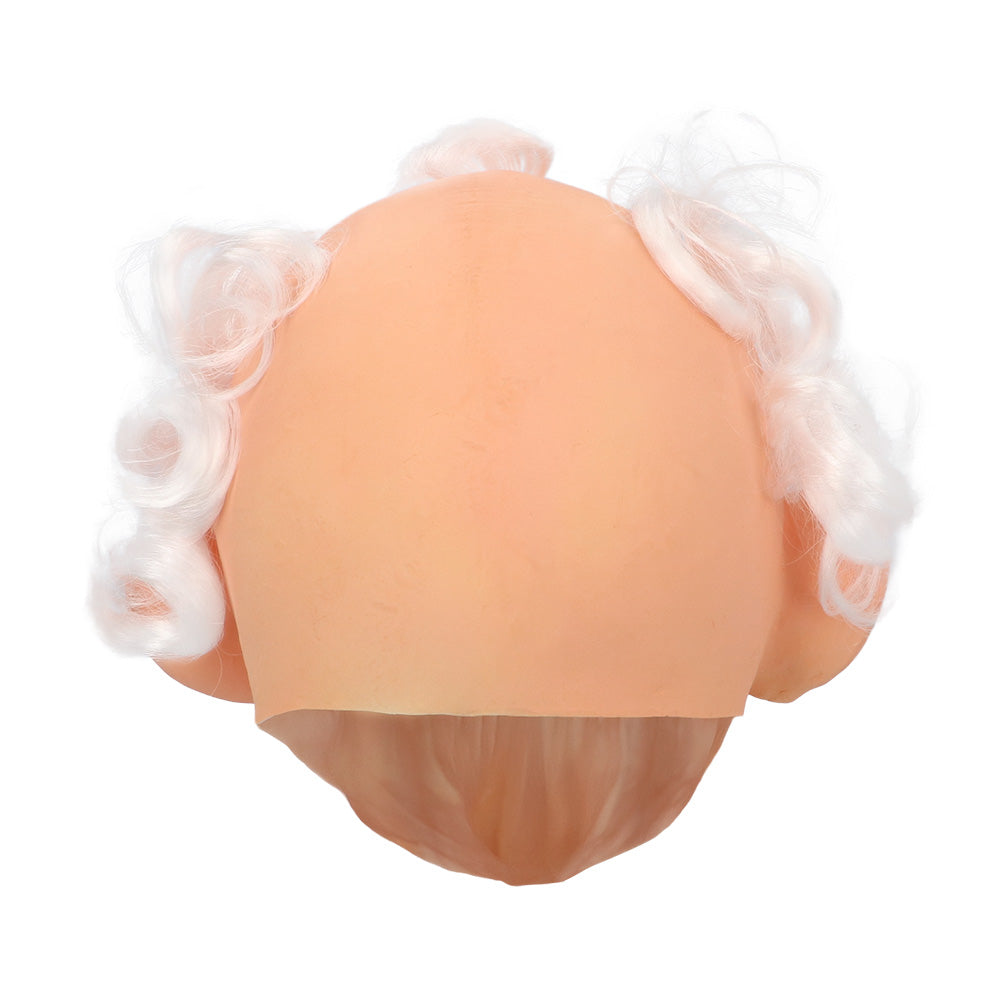 Masque Vieillard Yeux Rouges - Déguisement Effarant