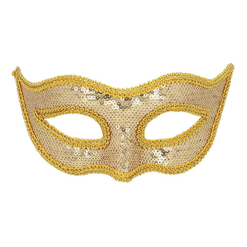 Masques Paillettes Multicolores - 6 Designs Adulte et Enfant