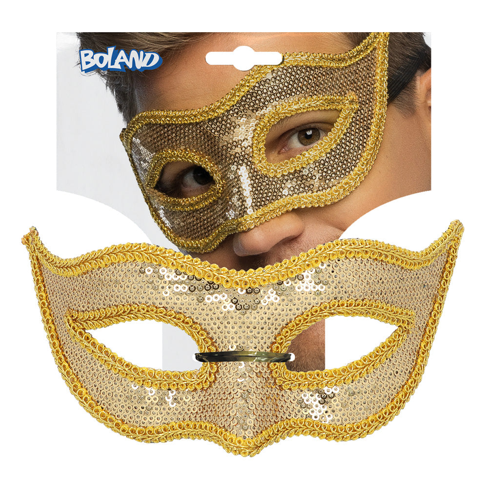 Masques Paillettes Multicolores - 6 Designs Adulte et Enfant