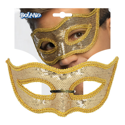 Masques Paillettes Multicolores - 6 Designs Adulte et Enfant